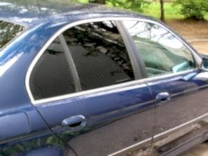 BMW E39, тонировка задней части автомобиля