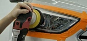 Полировка фар автомобиля