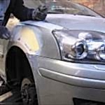 ремонт крыла автомобиля